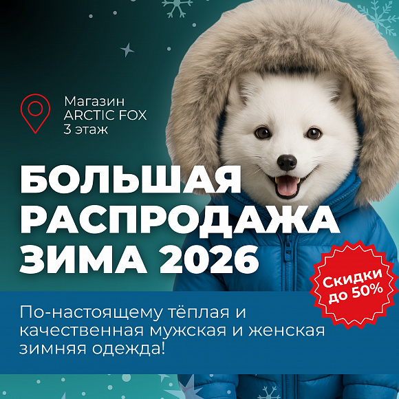 Большая распродажа в 2026 в Arctic Fox!